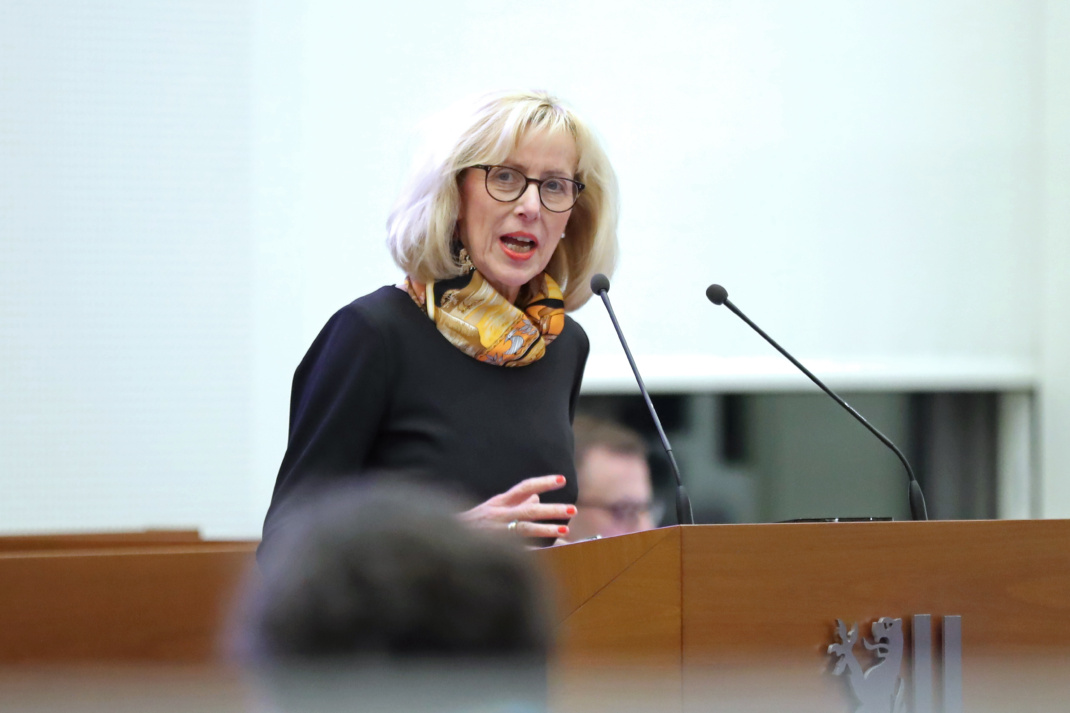 Andrea Niermann im Stadtrat.