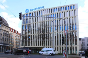 Der LWB-Verwaltungssitz an der Wintergartenstraße. Foto: Sabine Eicker