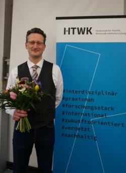 Prof. Dr.-Ing. Jean-Alexander Müller wurde am 7. Februar 2024 zum Rektor der HTWK Leipzig gewählt (Amtszeit ab 1. Oktober 2024). Foto: HTWK Leipzig