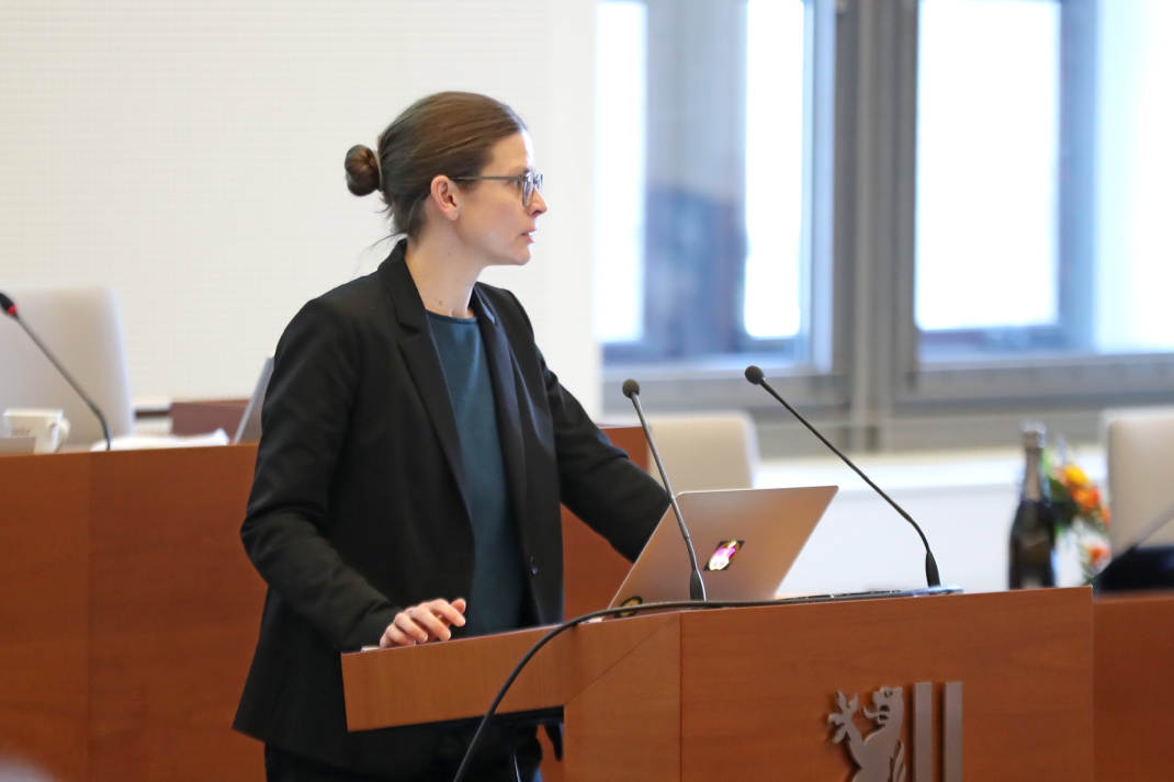 Kristina Weyh im Stadtrat.