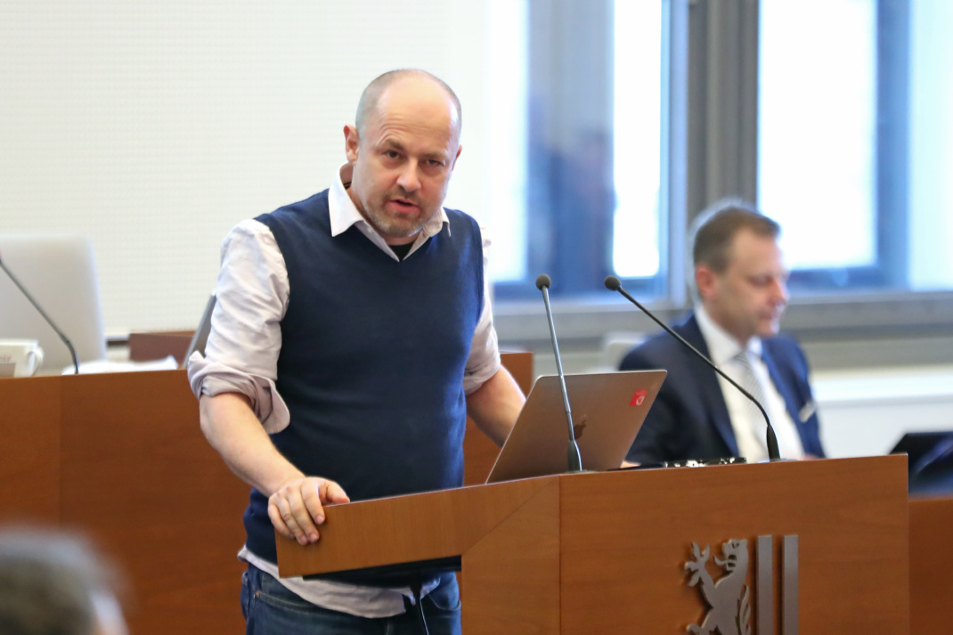 Tobias Peter im Stadtrat.