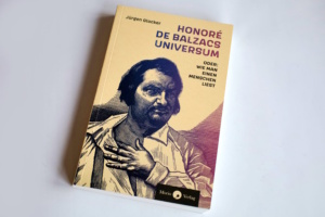 Buchcover mit Porträt von Balzac.