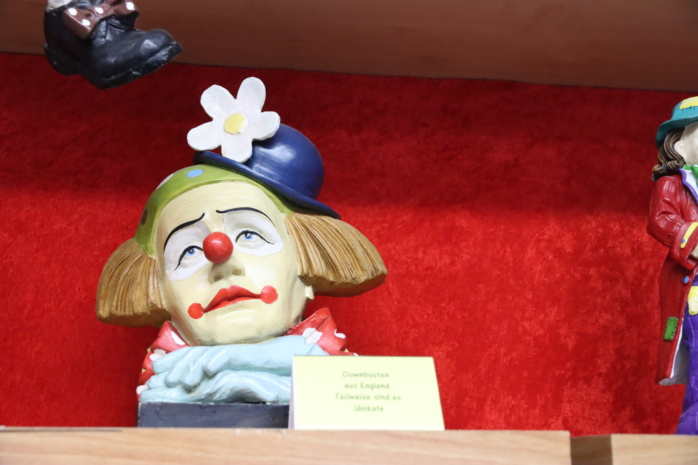 Zu Besuch im Clown Museum Leipzig. Foto: Sabine Eicker