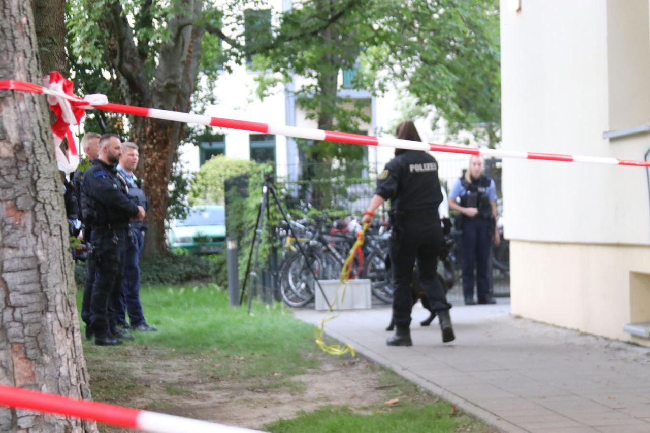 Spurensicherung am Tator, 8. September 2023t. Foto: LZ