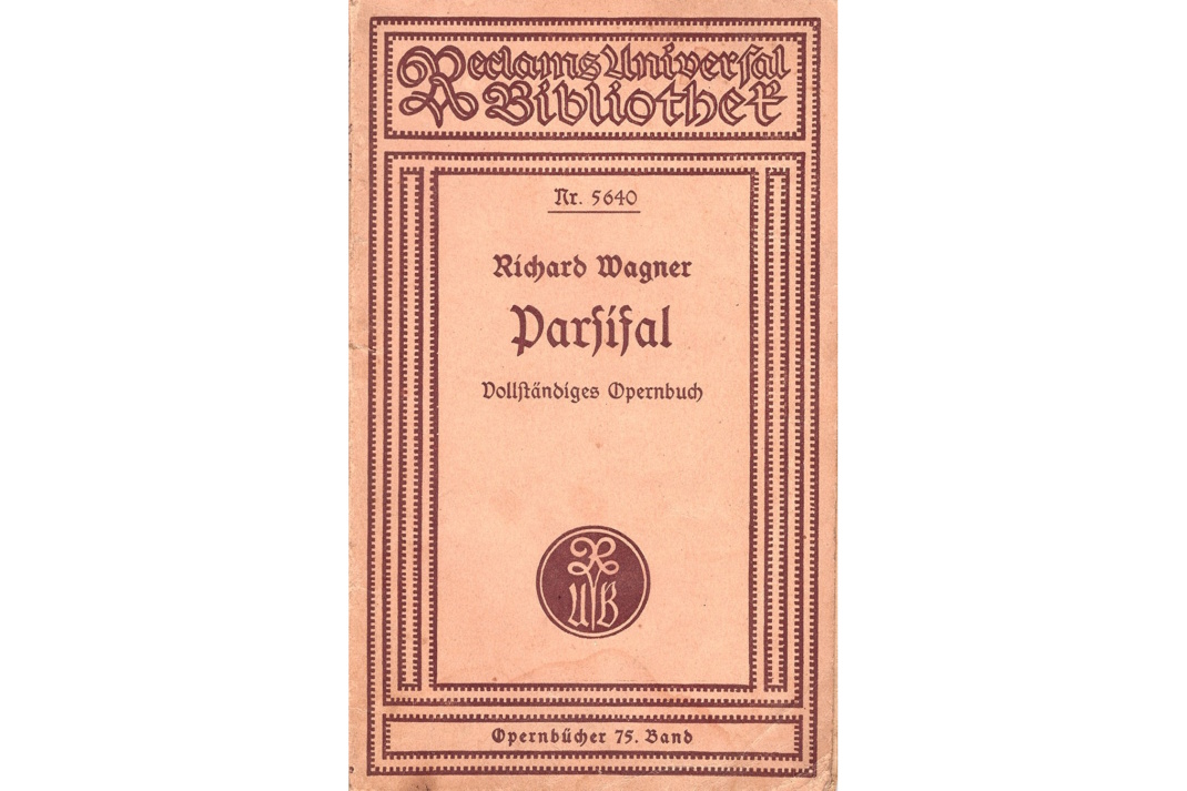 Opernbuch: „Parsifal“, Reclam Leipzig 1928. Foto: Peter Uhrbach
