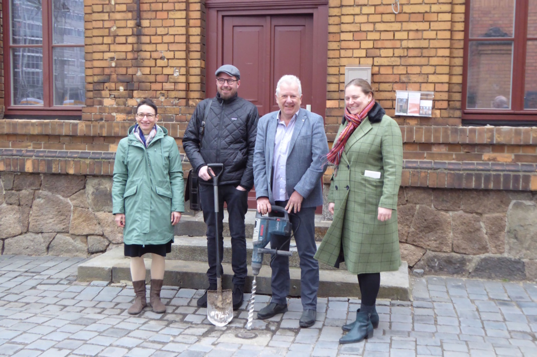 Gruppe von vier Personen.