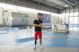 ESA-Astronaut John McFall während des Astronautentrainings im Europäischen Astronautenzentrum (EAC) der Europäischen Weltraumorganisation (European Space Agency – ESA) in Köln, Deutschland, am 13. Oktober 2023. Quelle: European Space Agency (ESA)