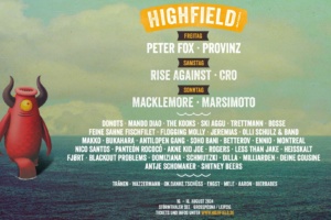 Highfield-Festival Flyer