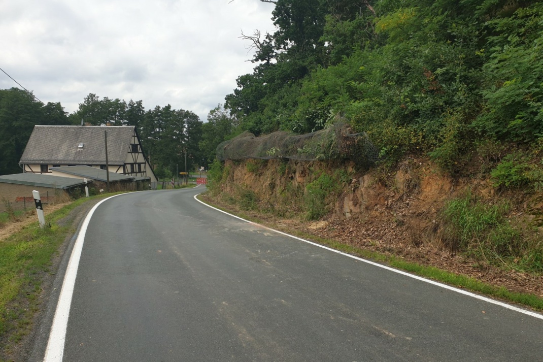 Hang entlang der Leisniger Str. in Podelwitz. Foto: Landratsamt Landkreis Leipzig