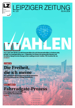 Cover Leipziger Zeitung Nr. 123, VÖ 05.04.2024. Foto: LZ