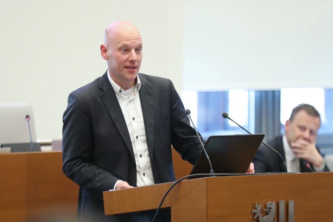 Falk Dossin spricht im Stadtrat.