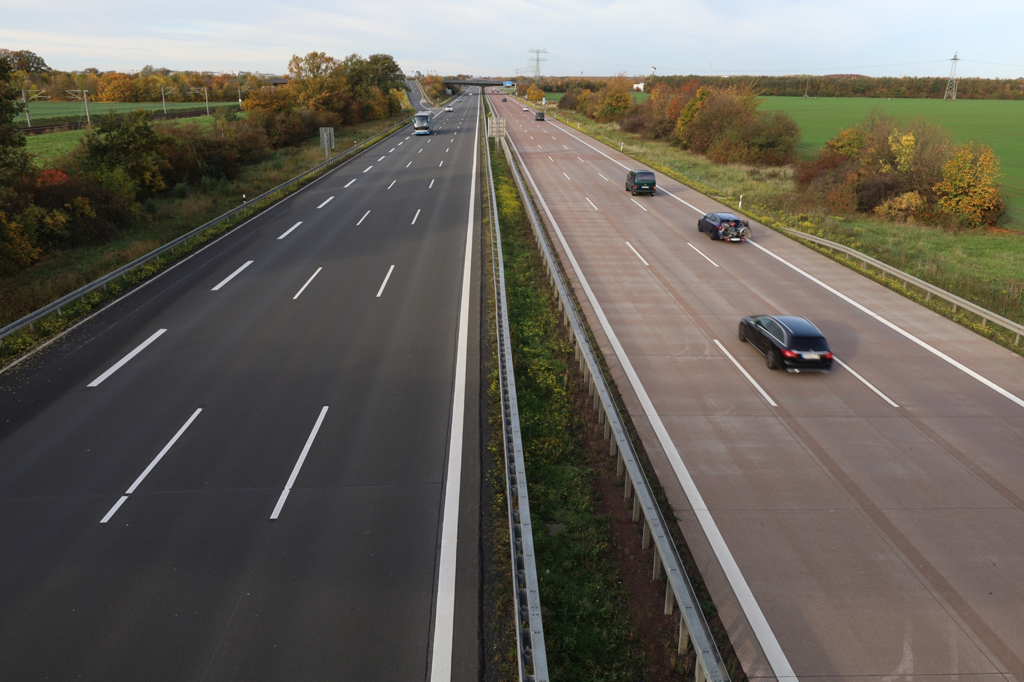 Sehr Hohes Verkehrsaufkommen Auf Der A11 In Richtung Norden Bernau