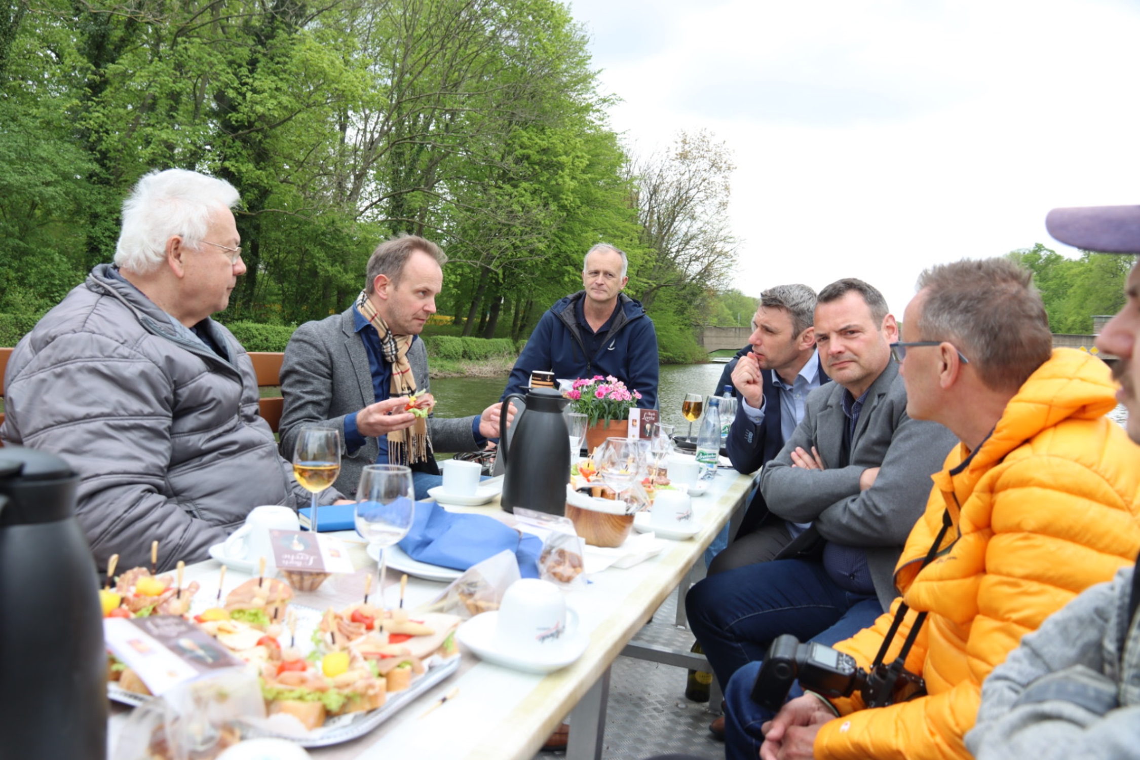 Presserundfahrt mit der "Johann Sebastian Bach". Foto: Sabine Eicker