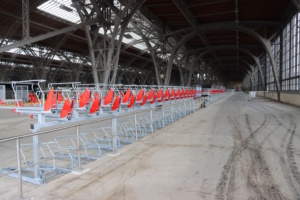 Die neuen Fahrrad-Stellplätze im Hauptbahnhof. Foto: Sabine Eicker