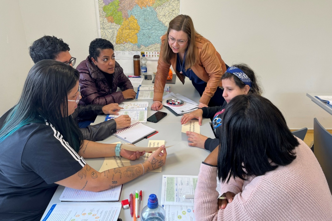 Deutschunterricht für internationale Pflegekräfte. Foto: Helios Kliniken GmbH