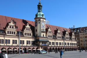 Altes Rathaus und Marktplatz. Foto: Lucas Böhme