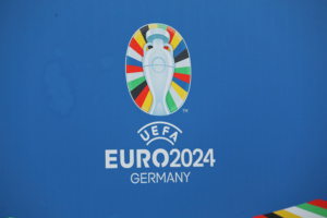 Das Logo der UEFA EURO 2024 in Deutschland. Foto: Jan Kaefer