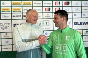 Frank Kühne und Miroslav Jagatic.Quelle: BSG Chemie Leipzig e.V.