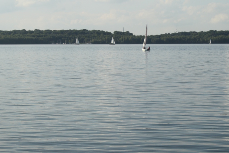 See mit Segelbooten.