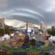 Superzelle über Leipzig am 18. Juni 2024, Blick vom Gewandhaus Leipzig.