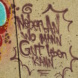 Graffiti an Wand.