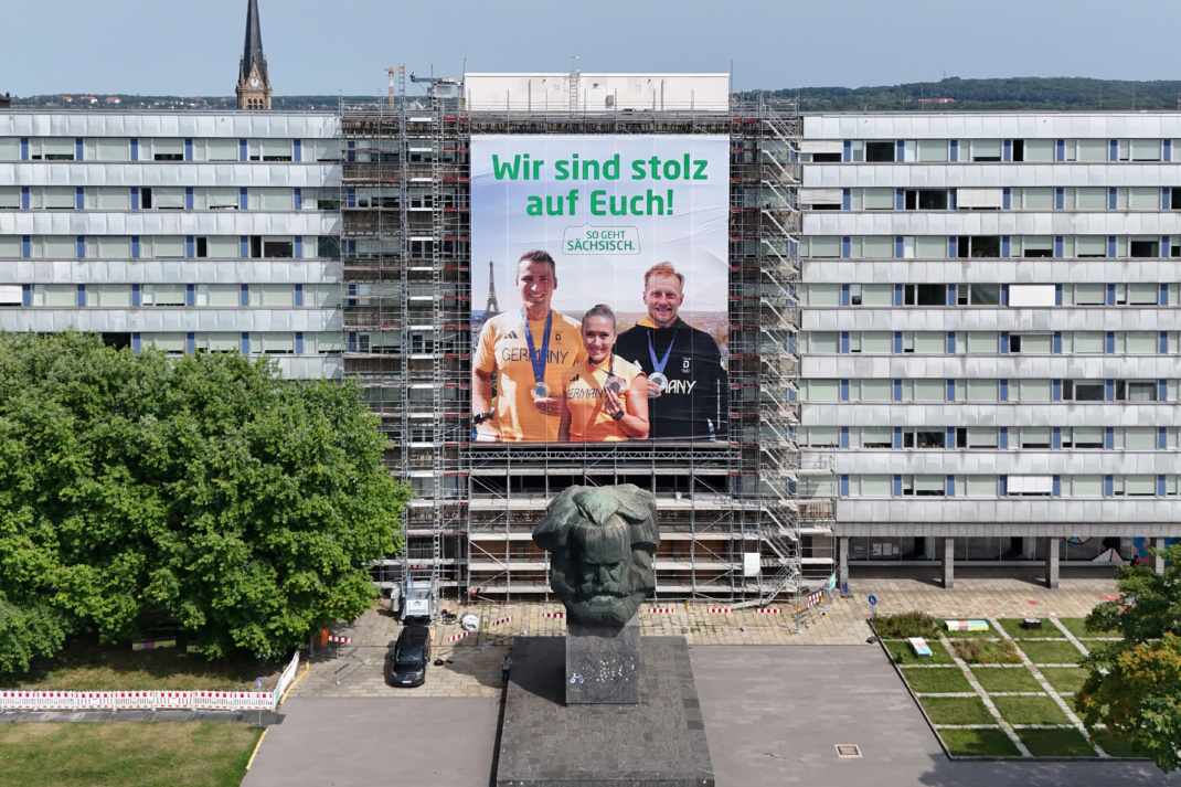 Olympiabanner So geht sächsisch Chemnitz © Sächsische Staatskanzlei