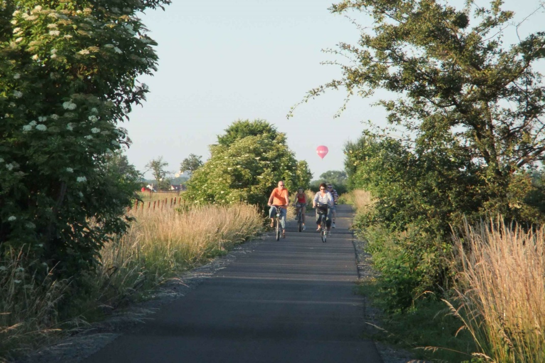 Der beliebte Elster-Saale-Radweg. Quelle: Stadt Markranstädt