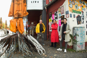 Die Organisatoren des Literarischen Herbstes: Nils Kahlefendt, Anja Kösler und Jörn Dege.