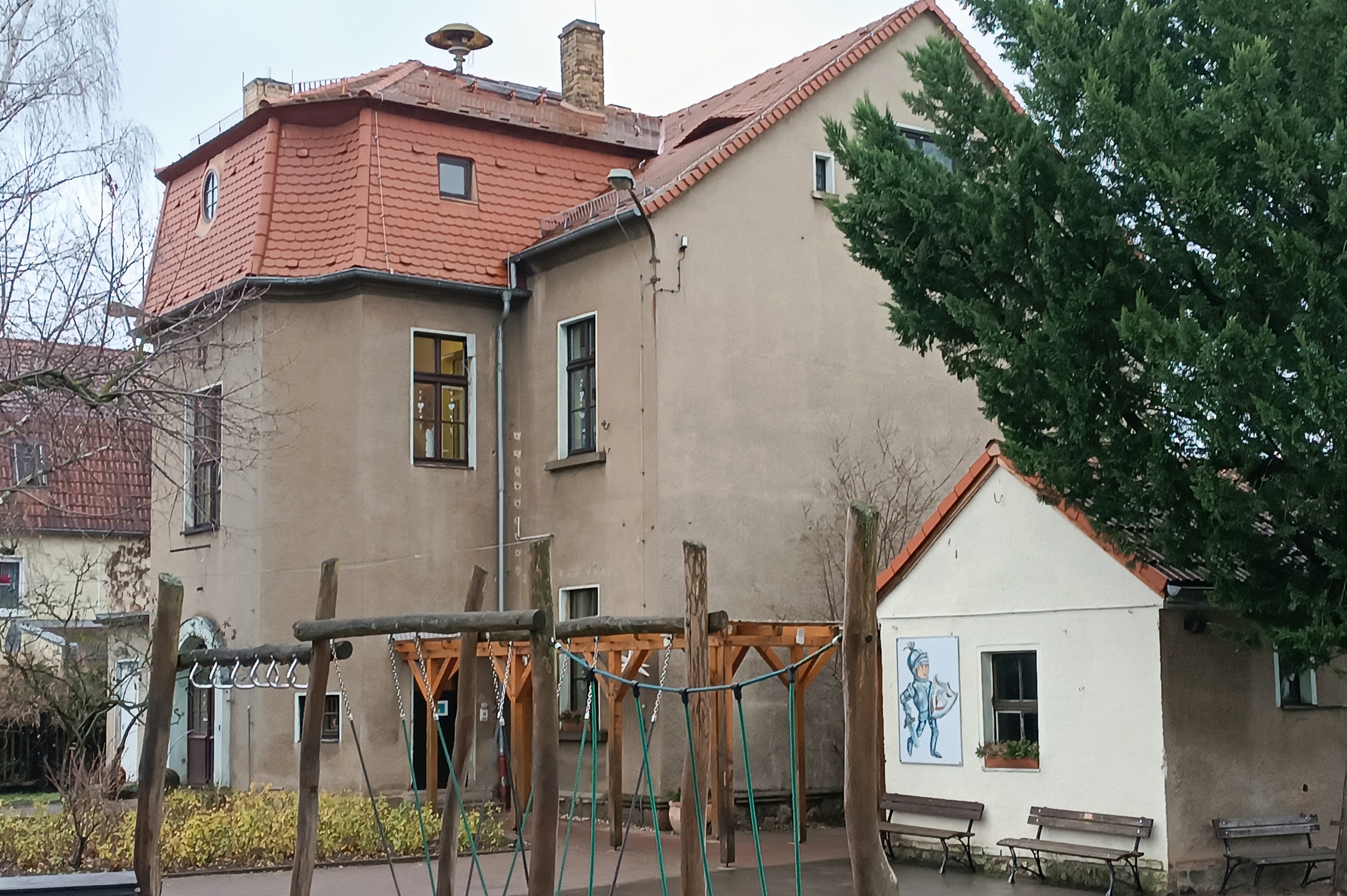 Blick auf die Grundschule Gundorf. Foto: Thomas Köhler