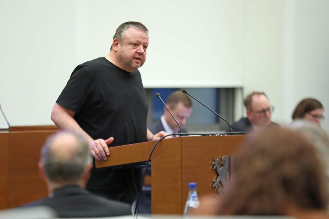 Andreas Geisler im Stadtrat.