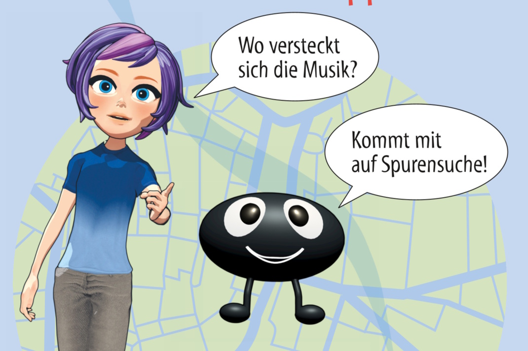 Lyra und Toni. Grafik: Notenspur Leipzig e.V.