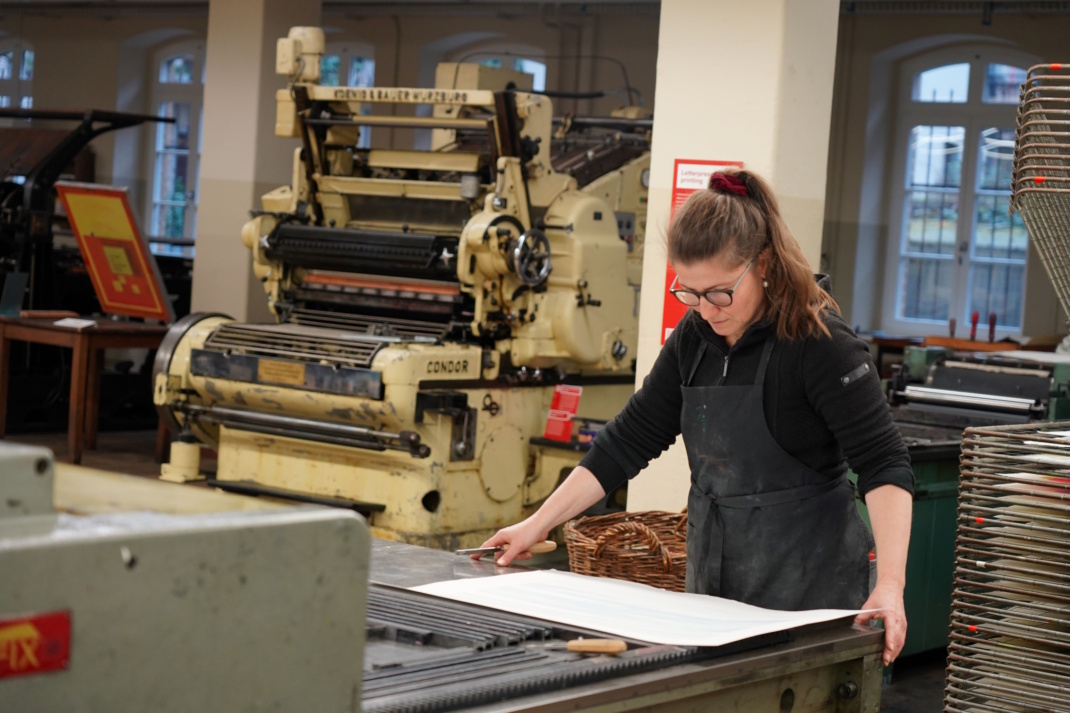 Andrea Ackermann. Foto: Museum für Druckkunst