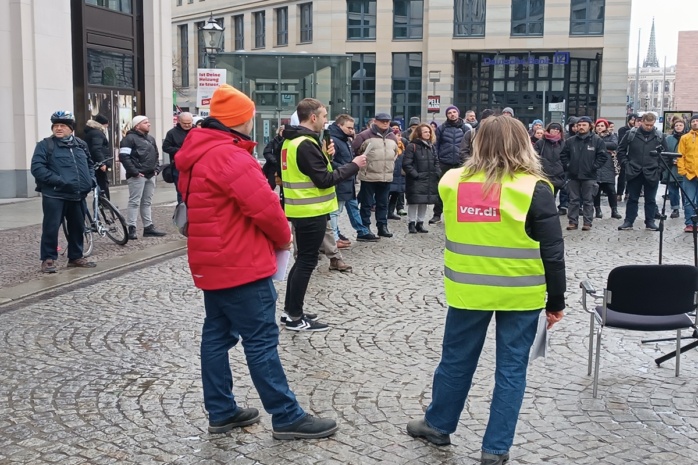 Soli-Demo von ver.di. Foto: LZ