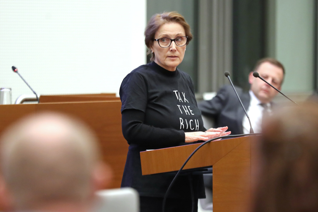 Beate Ehms im Sstadtrat.