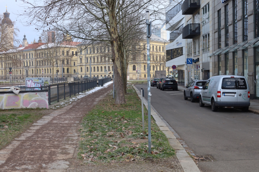 Die nördliche Lampestraße. Foto: Ralf Julke