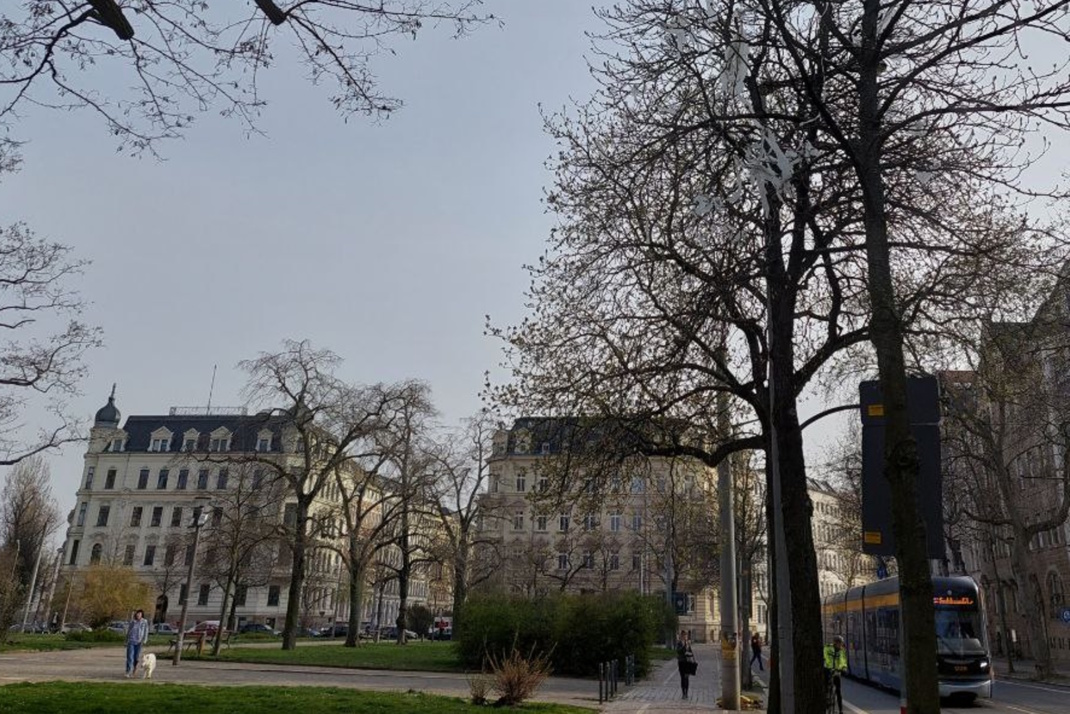 Nordplatz in Leipzig.