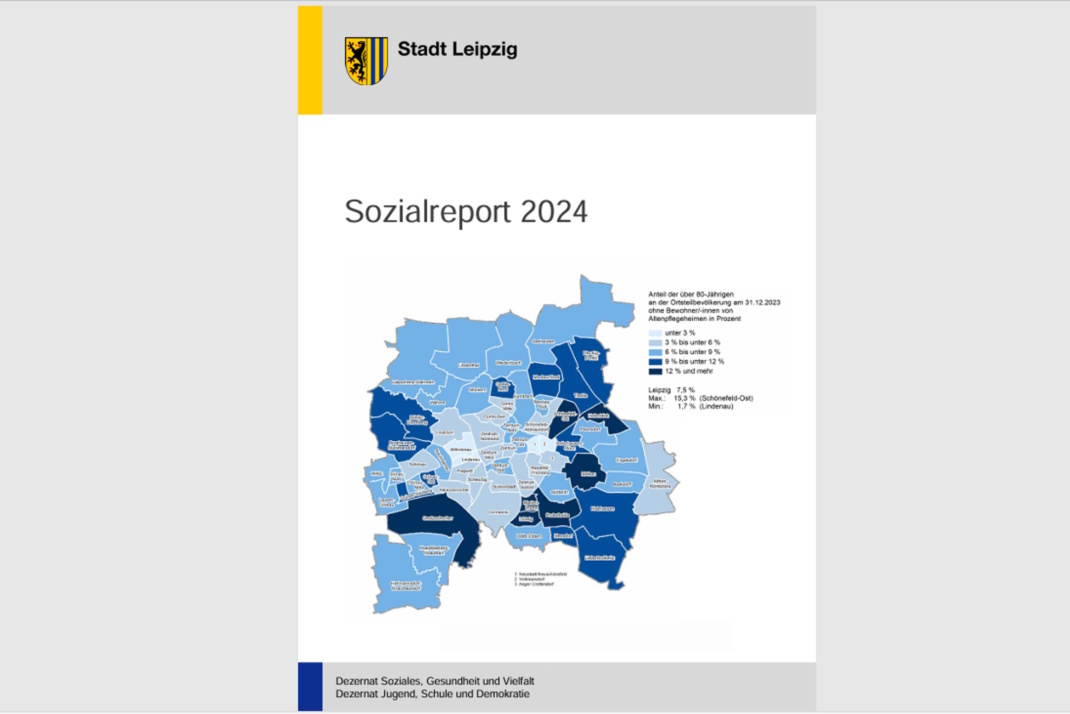 Cover Leipziger Sozialreport 2024.