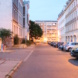 Die Husemannstraße vor der August-Bebel-Schule.