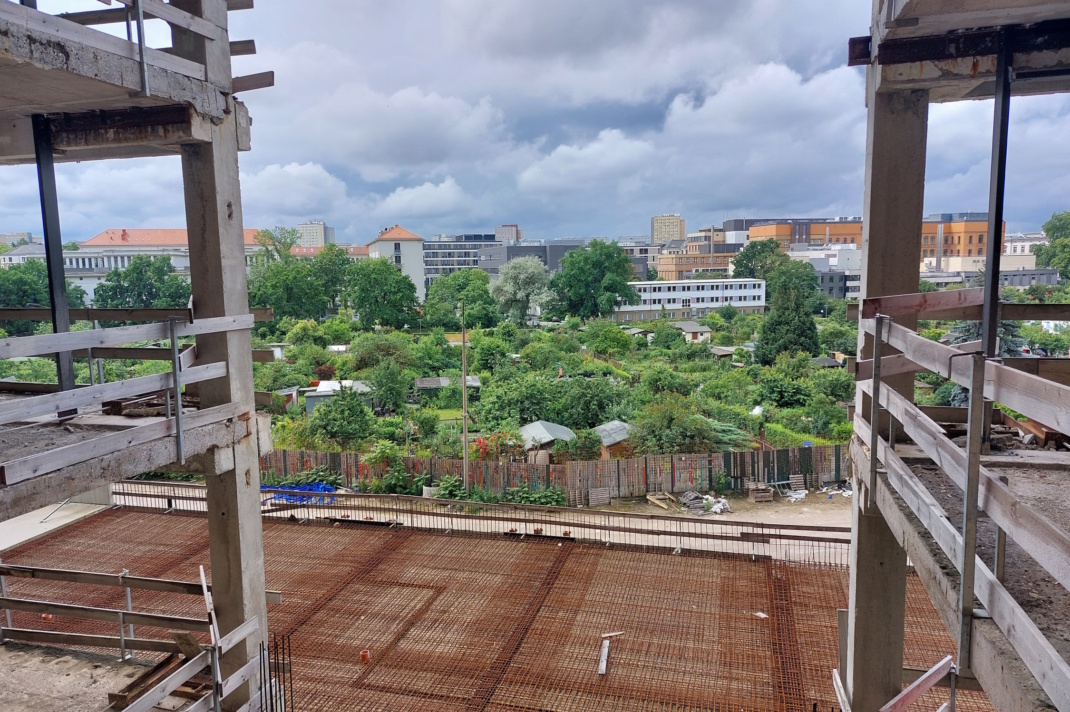 Blick vom ehemaligen Technischen Rathaus über das Johannistal.