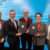 Markus Wartha, Dr. Volker Wissing, Dr. Dominik Geißler, Dr. Beate Ginzel in Vertretung für Burkhard Jung und Christian Roszack, Projektleitung AIAMO. Foto: BMDV