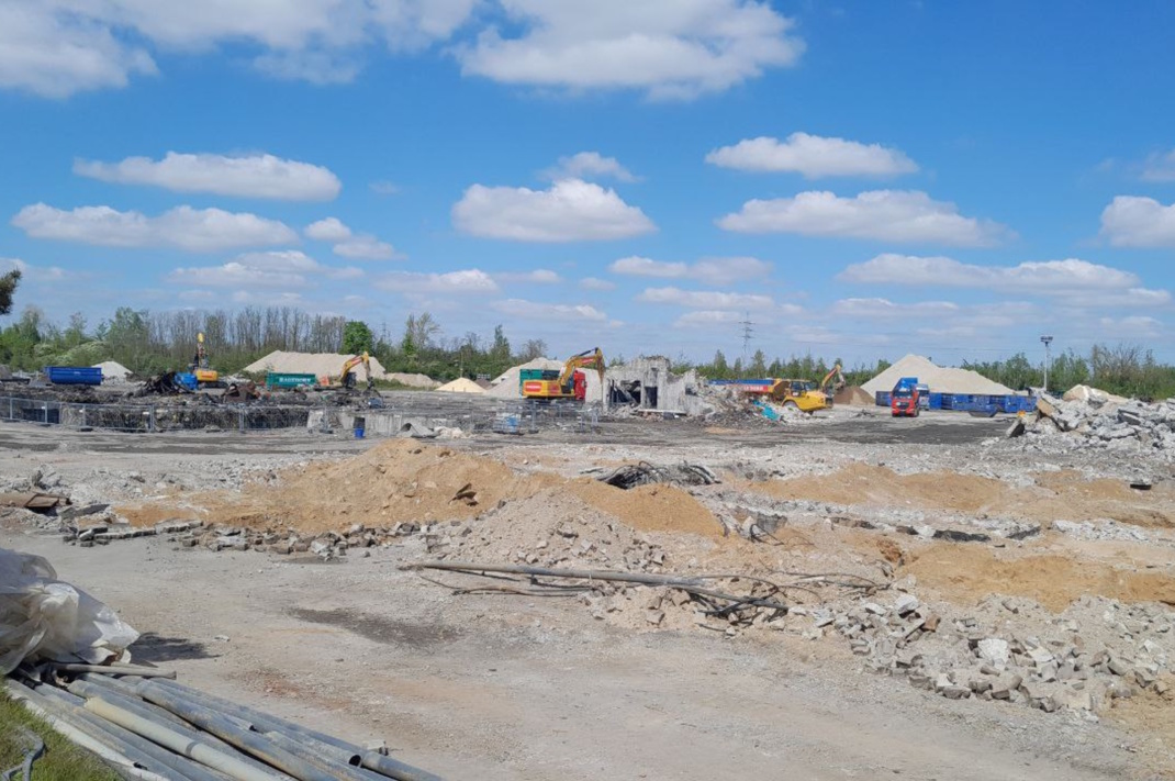 Das ehemalige Gelände von Hallberg Guss.