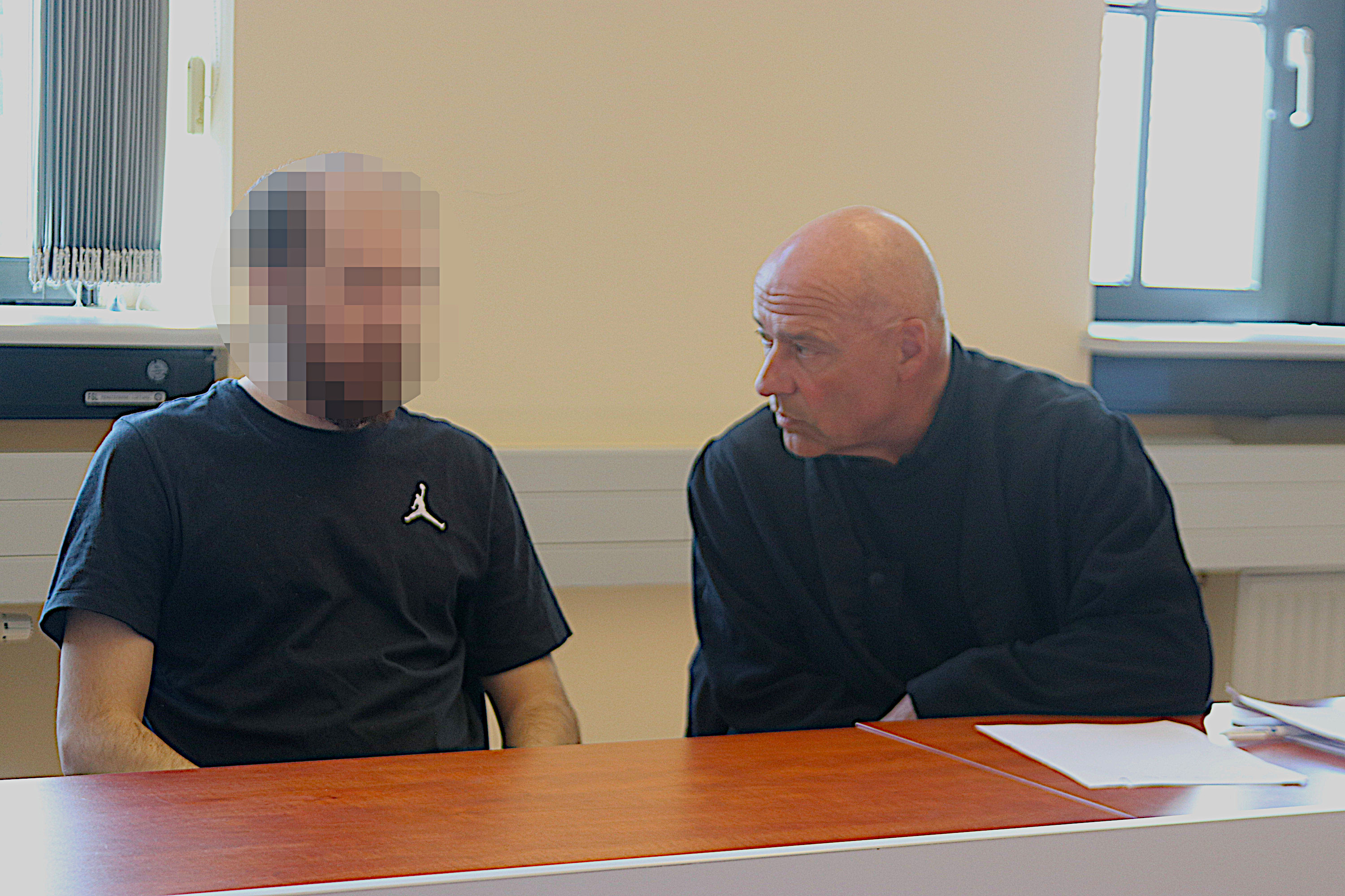 Abdualah A. (l.) mit Awnalt. Foto: L Böhme