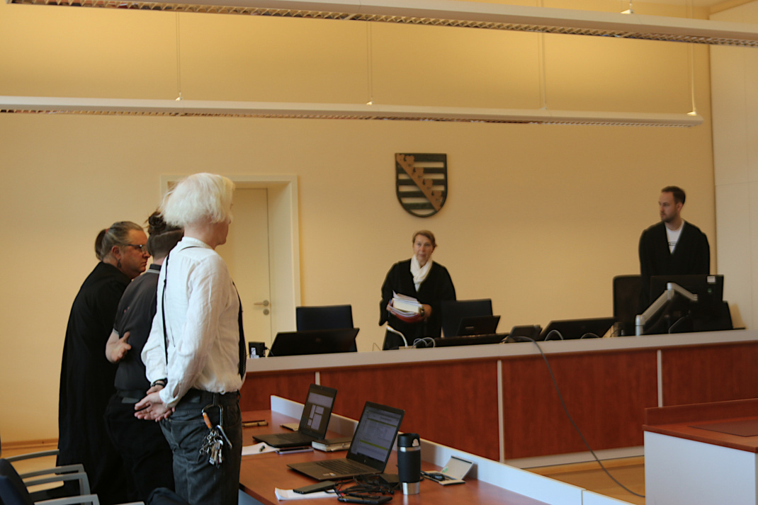 Jürgen Kasek im Gerichtssaal.