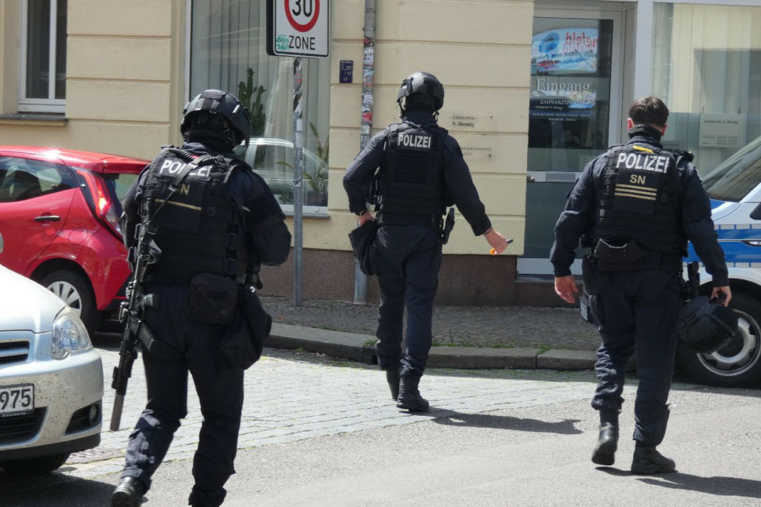 Polizeieinsatz. Foto: LZ