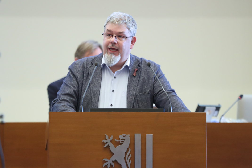 Denis Achtner im Stadtrat.