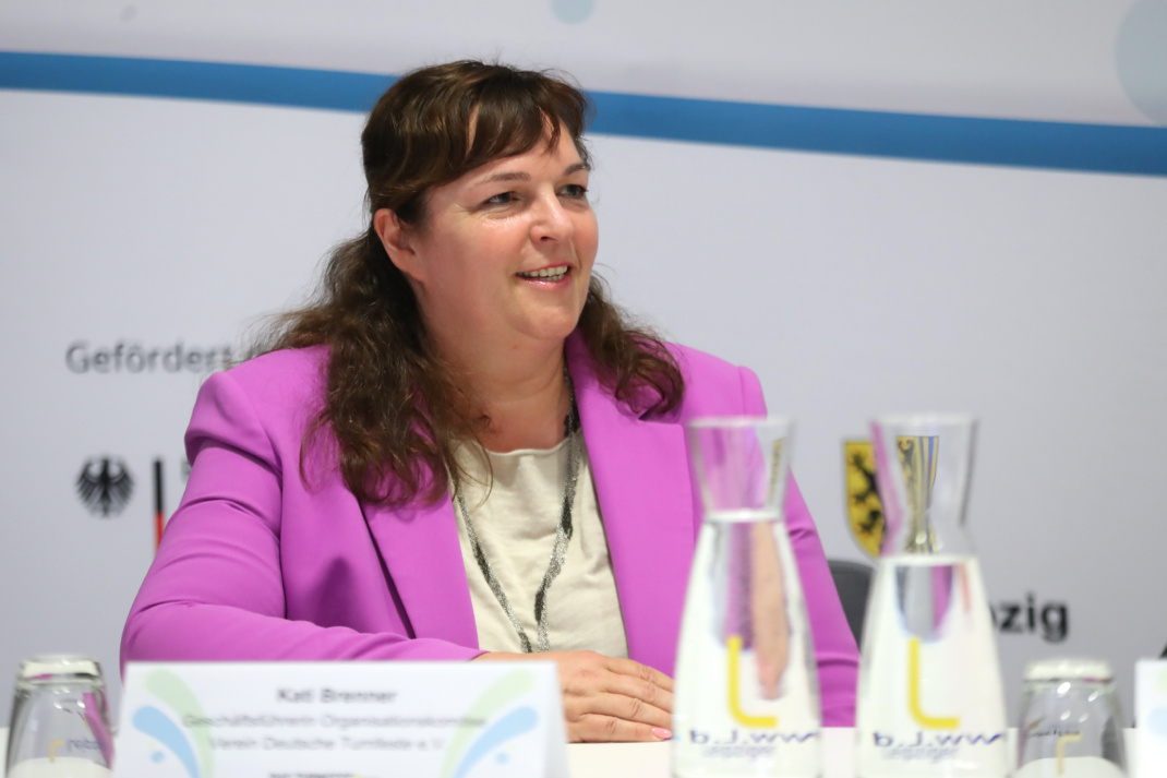 Kati Brenner (Geschäftsführerin OK Verein Deutsche Turnfeste e.V.). Foto: Jan Kaefer (Archivbild)