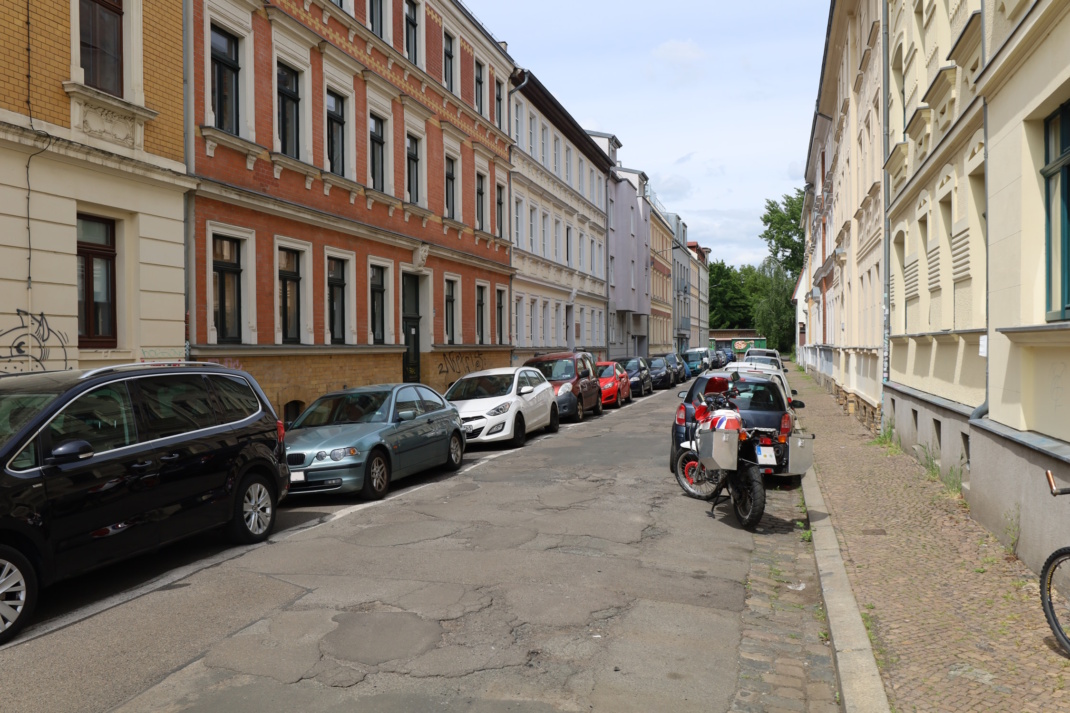 Gaschwitzer Straße in Connewitz.