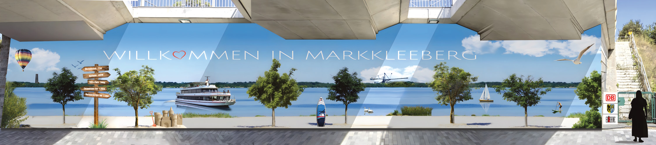 Das komplette Panorama-Bild "Willkommen in Markkleeberg". Foto: Stadt Markkleeberg