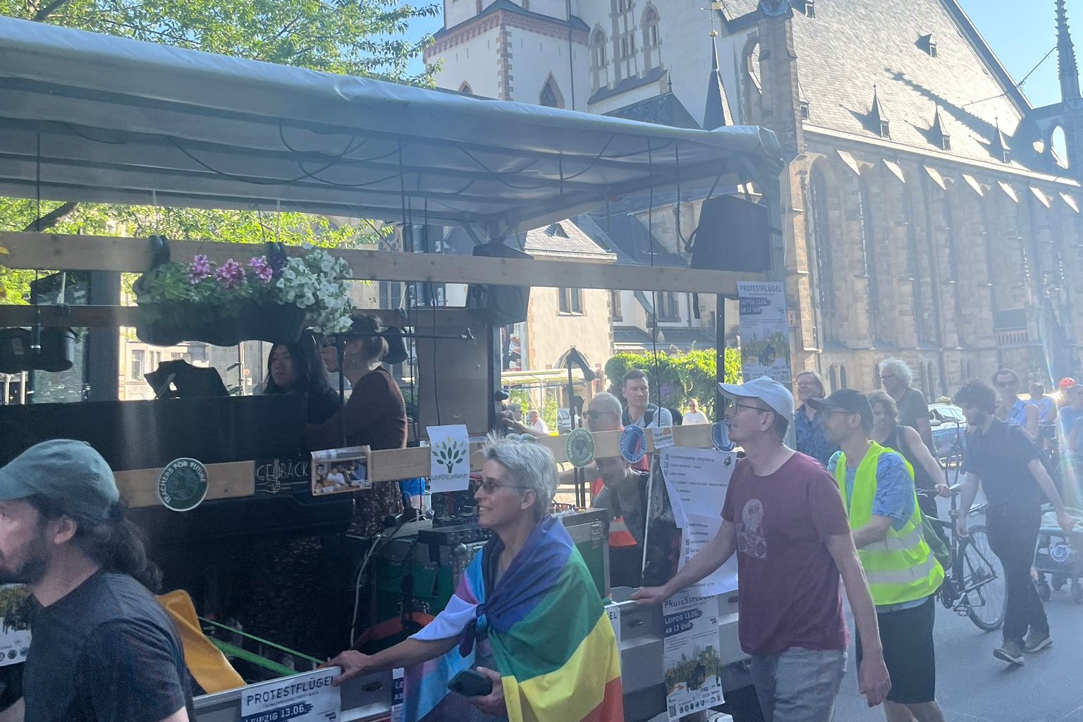 Ankunft auf dem Marktplatz