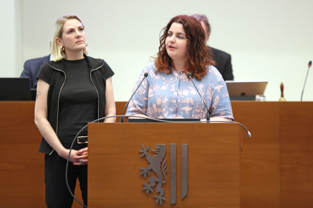 Marsha Richarz und Anne Vollerthun.